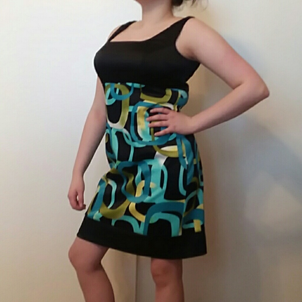 Dress Barn Geometric Patterned Dress